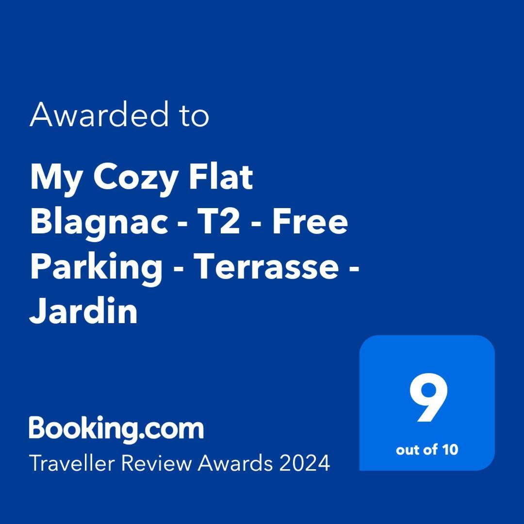 My Cozy Flat Blagnac - T2 - Free Parking - Terrasse - Jardinアパートメント エクステリア 写真